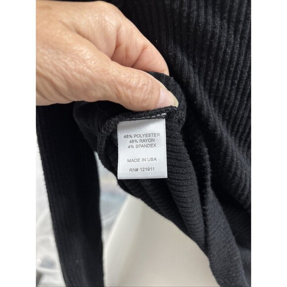 LNA Clothing  Sweater With Next Band Black Small - Picture 5 of 6